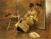 William Merrit Chase Der Kimono china oil painting reproduction